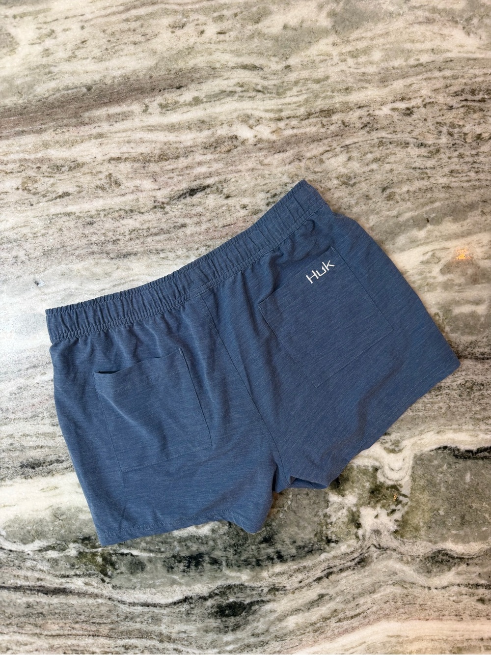 Huk Women's Heather Navy Athletic Shorts